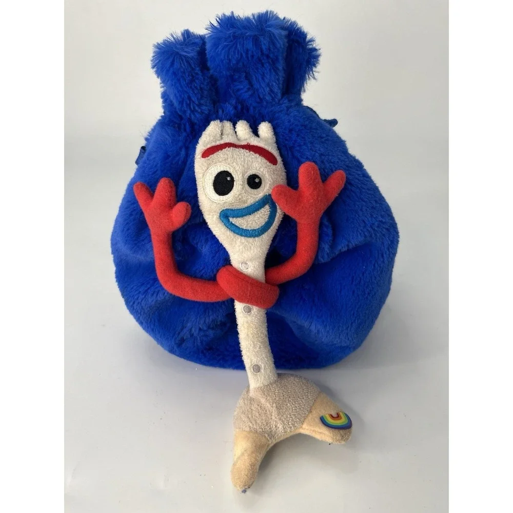 Disney Pixar Toy Story 4 Forky Plush Crossbody Bag Cinch Sack